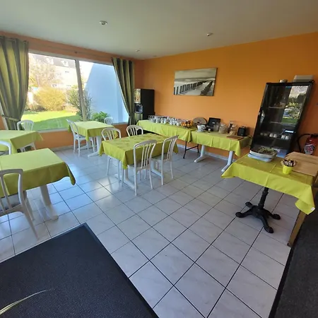 호텔 Logis Au Moyne De Saire 레비르